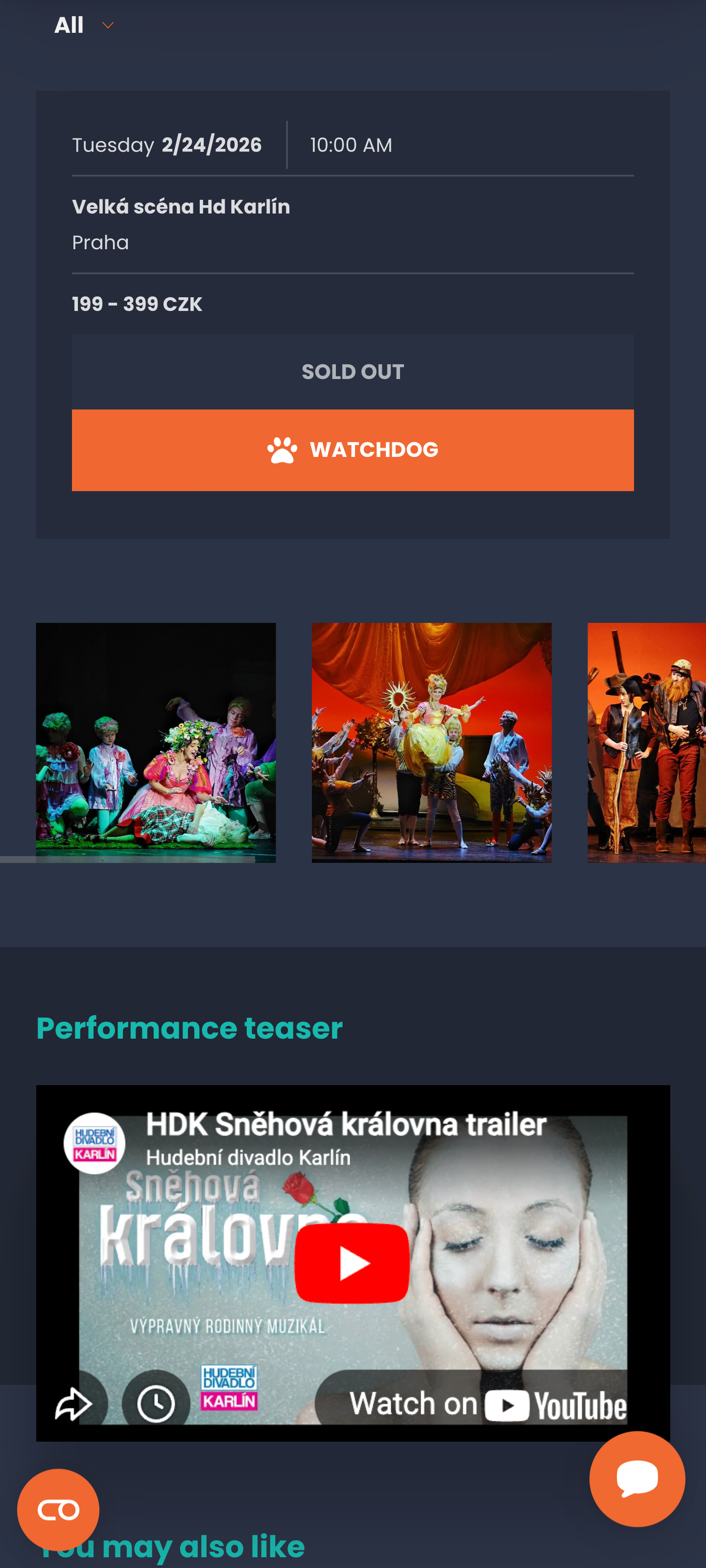 SCR-WEB-25: Watchdog CTA u vyprodaného termínu, video teaser